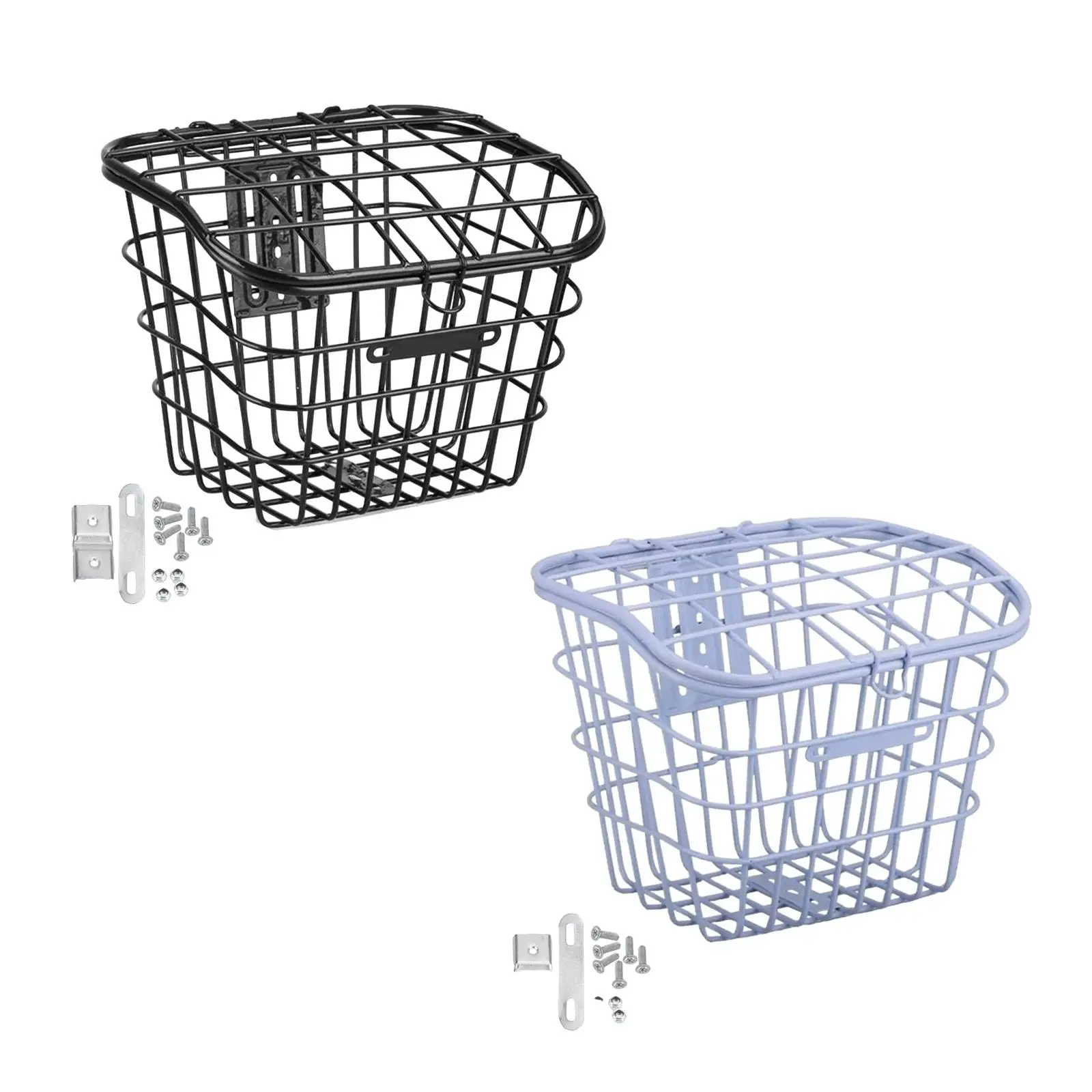 Bike Basket with Lid Biking Havy Duty Pet Carrier Bicycle Basket for Outdoor Mountain Road Bike Folding Bikes Hiking Kids Bikes