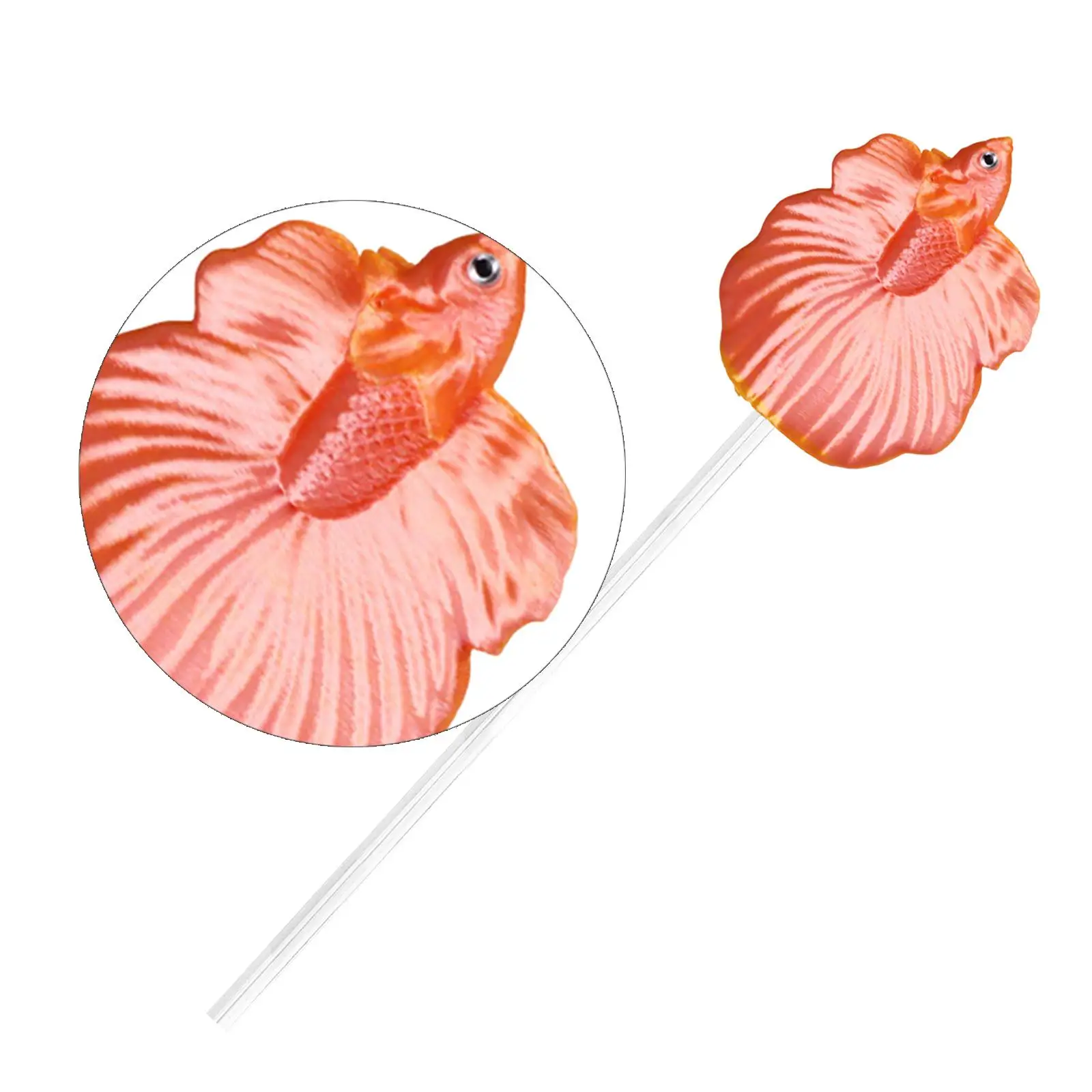 Betta Fish Training Wand, Interactive ,Aquarium Decoration,Tail Training Stick, Aquariums Wand, - imagen 5