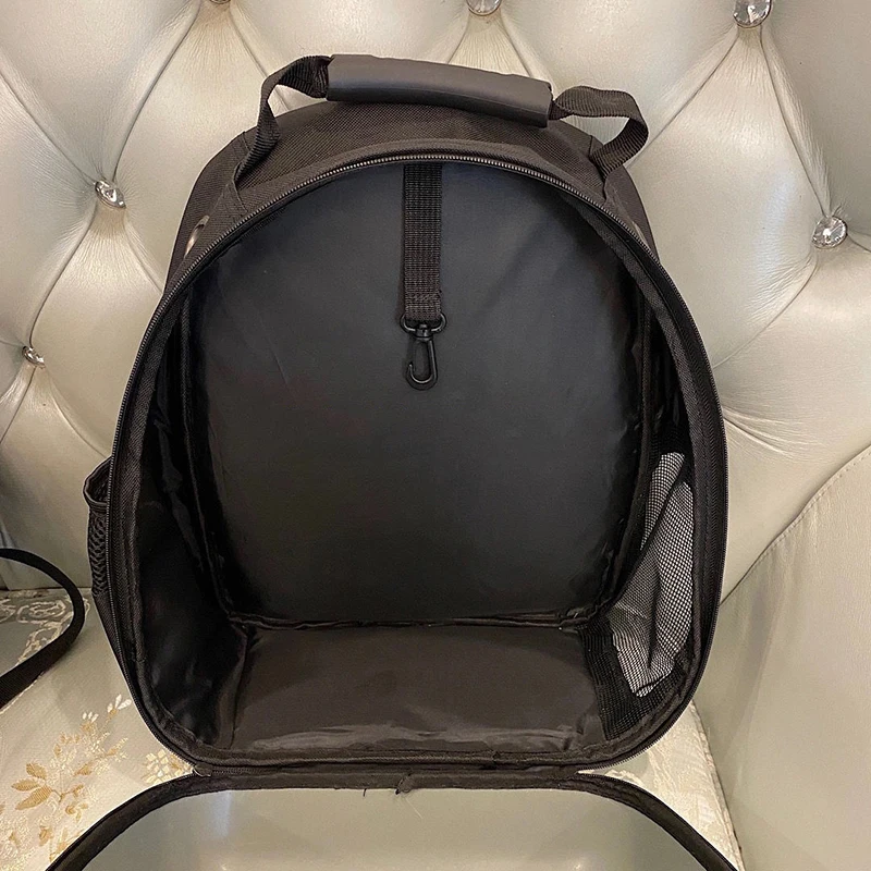 Mochila con estampado de dibujos animados para gato, bolsa de transporte transpirable para mascotas, suministros de viaje para gatos y gatitos - imagen 4