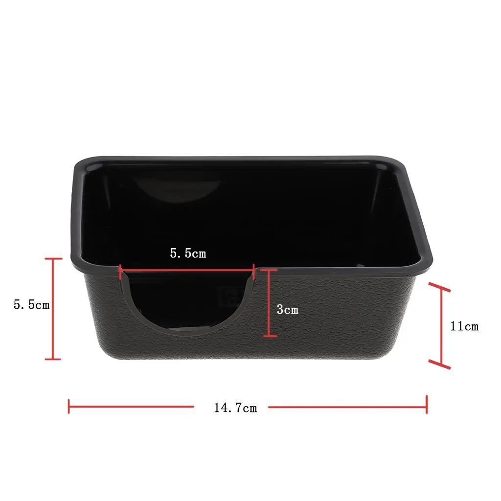 2x Plastic Reptile Shelter Hiding Cave Habitat for Gecko