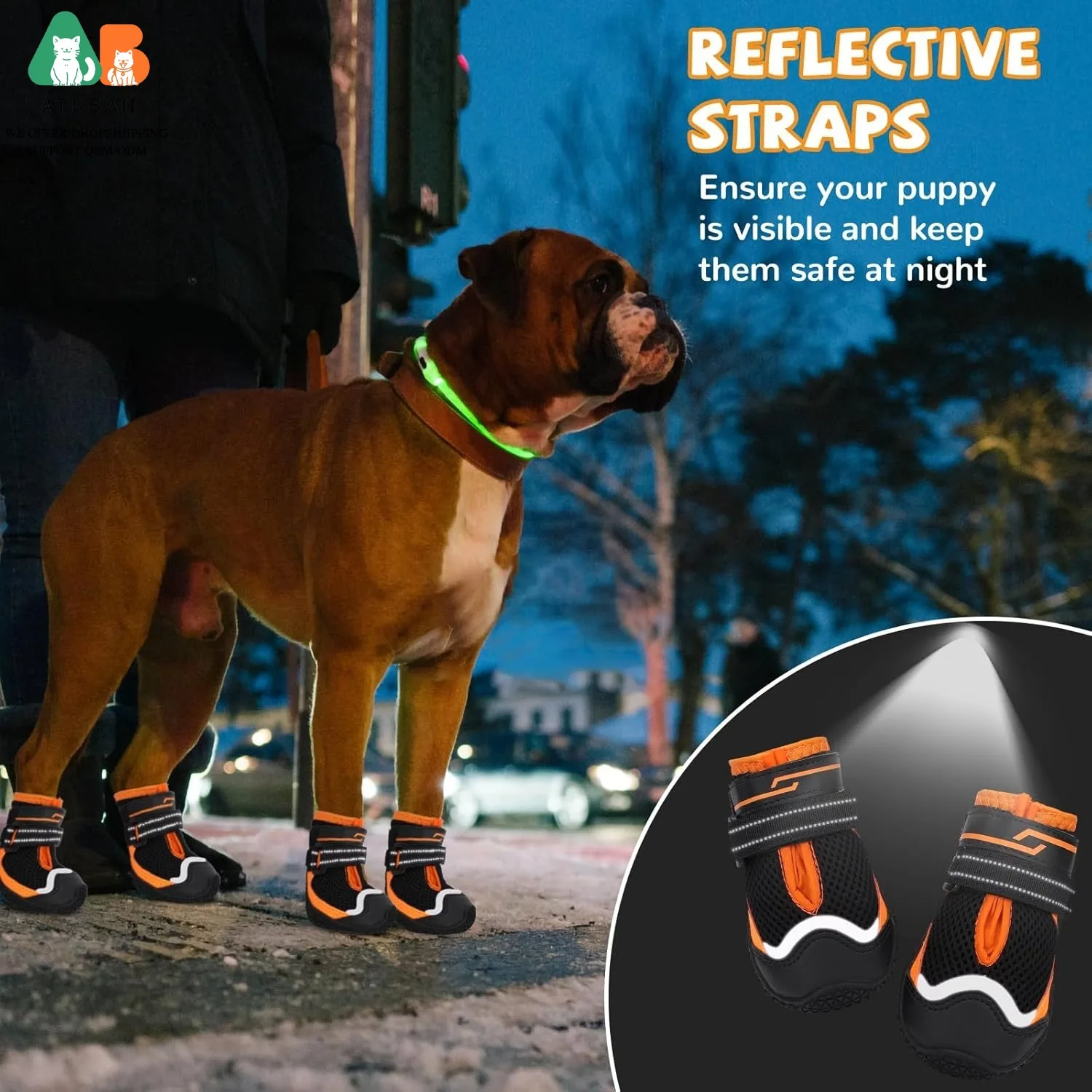 Botas protectoras de patas para perros – Ideales para suelo caliente - imagen 5