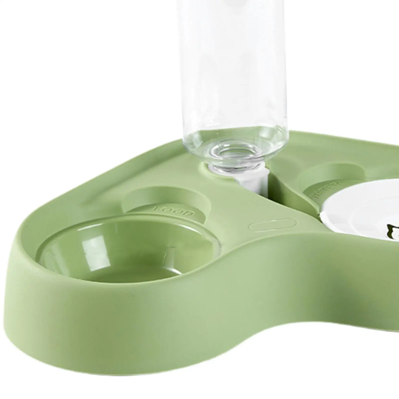 Pet Water and Food Bowl Set Double Cat Dog Bowls for Small or Medium Dogs