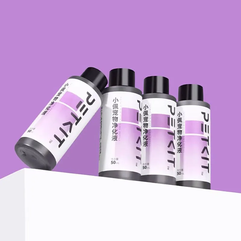 Xiao Pei-caja de arena para gatos, desodorante líquido purificador para arena de gatos, reemplazo de 4 Uds., eliminador de olores, Petkit, accesorios para hacer el hogar