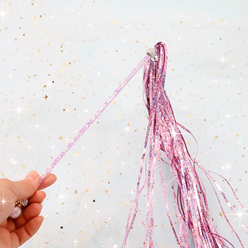 Juguete de plumas de papel chirriantes para gato, atrapamoscas para mascotas, palanca de mano duradera, juguete divertido de felpa de tamaño largo - imagen 5