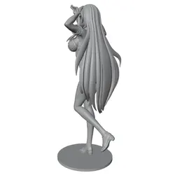 Miniatura de resina 75mm – Figura coleccionista chica playa