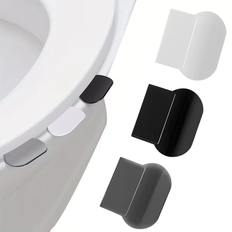 Elevador de asiento para inodoro con mango autoadhesivo sin contacto