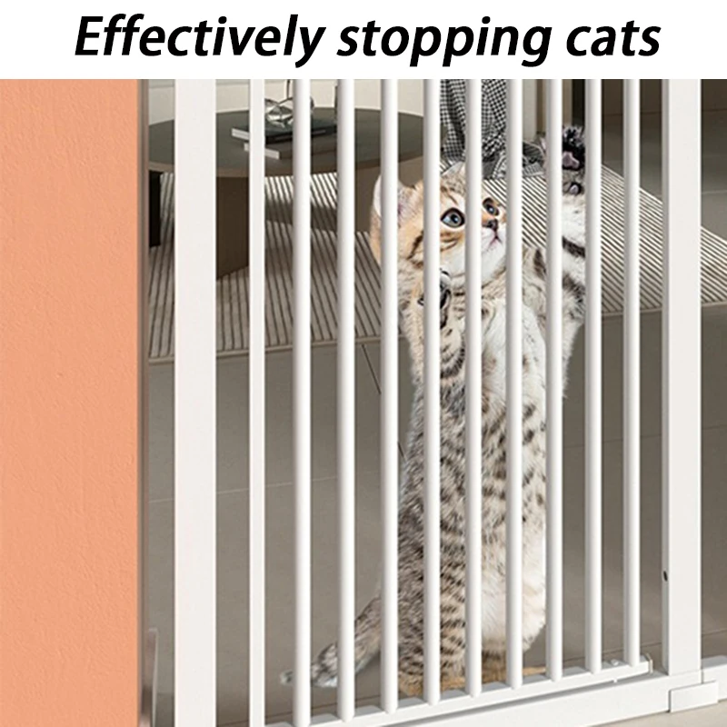 Puerta de interior para gatos de 130CM de alto, puerta de valla, aislamiento, puertas antigolpes para gatos, productos de suministros para mascotas y gatitos para el hogar - imagen 4