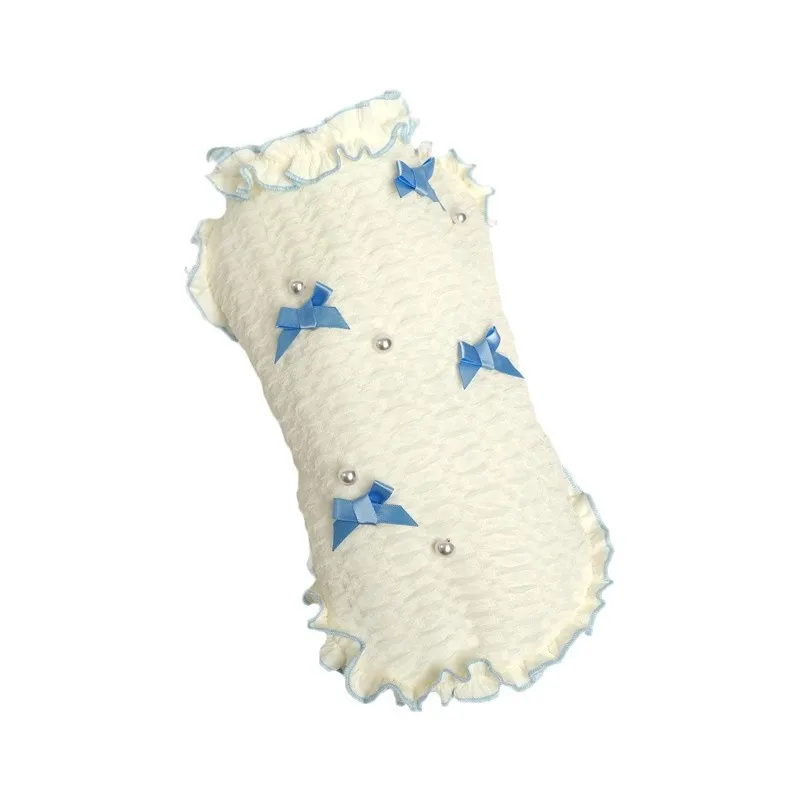 Camisa con parte inferior de lazo para mascotas, Sudadera con capucha para perros, Teddy Schnauzer, espalda, corazón, perro pequeño, gato, vestido de otoño, ropa fina para cachorros, primavera y otoño - imagen 5