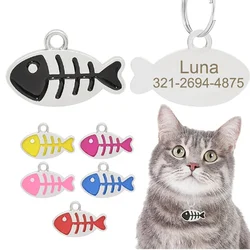 Placa identificación mascotas con nombre grabada – Antipérdida para perro y gato