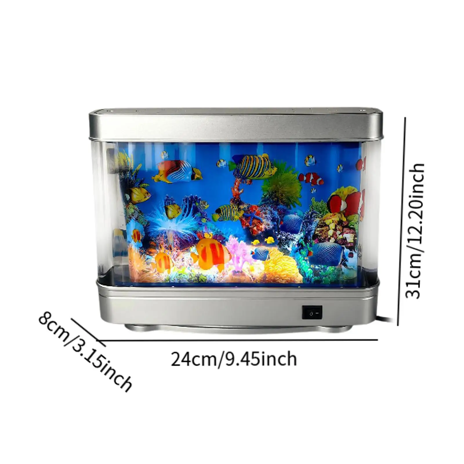 Artificial Aquarium Lamp Tropical Fish Aquarium Lamp for Indoor Office Decor