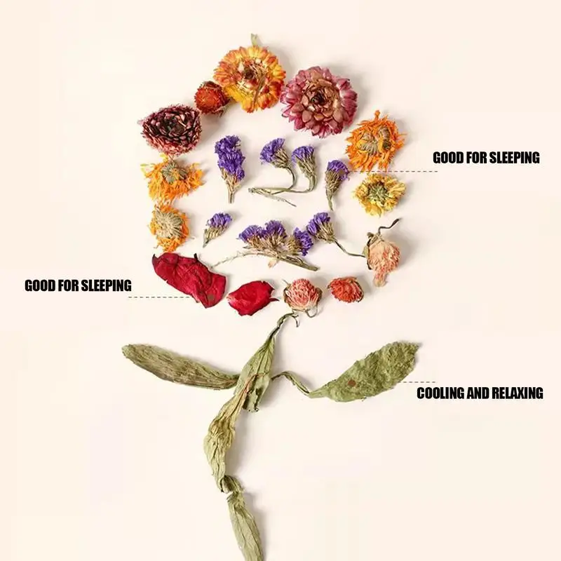 Ropa de cama para hámster, ropa de cama de jerbos con flores secas naturales, caja de Control de olores, decoración de hábitat para conejos, gerbos u otros pequeños - imagen 4