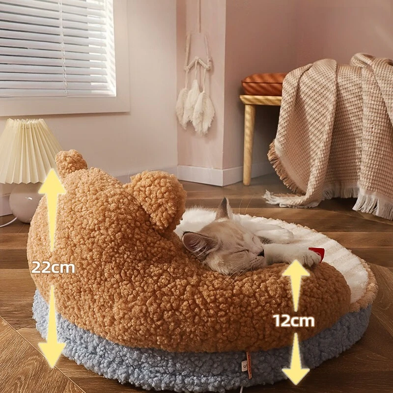 Cama de invierno para gatos, camas para gatos de interior, cachorros, gatitos, gatos, accesorios, muebles, perros pequeños, gatitos, mascotas, perros, productos Catnap - imagen 3