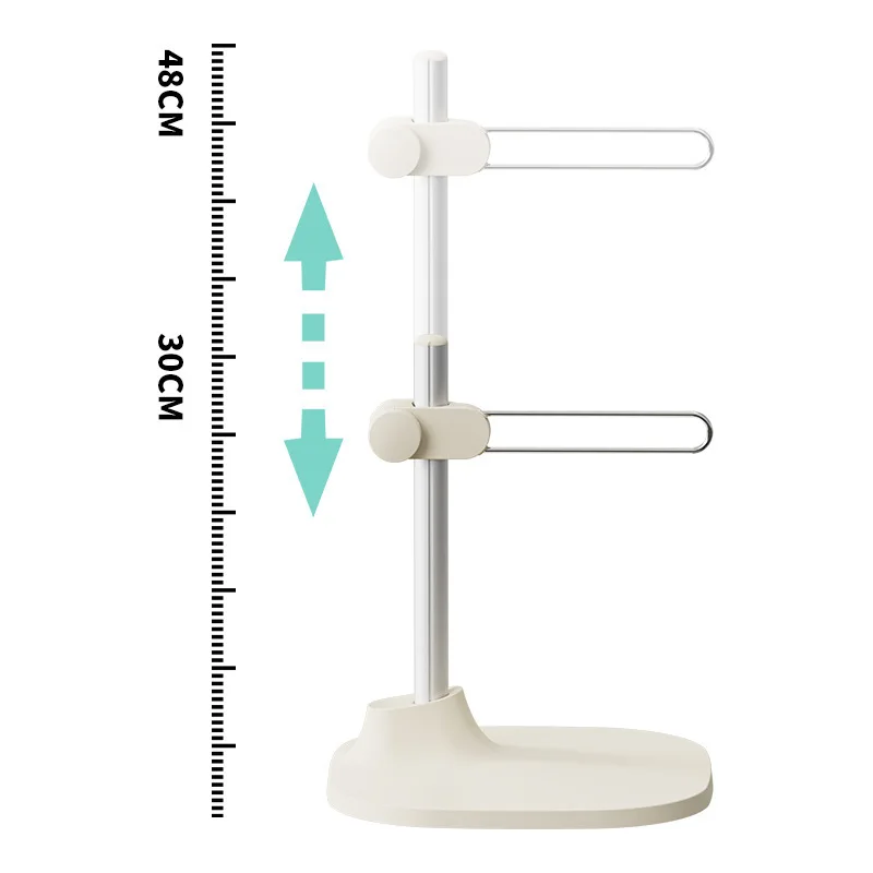Dispensador de agua automático Vertical para mascotas, cuenco para gatos, lavabo para perros, suspensión de alimentación de agua potable antiobturación ajustable - imagen 4