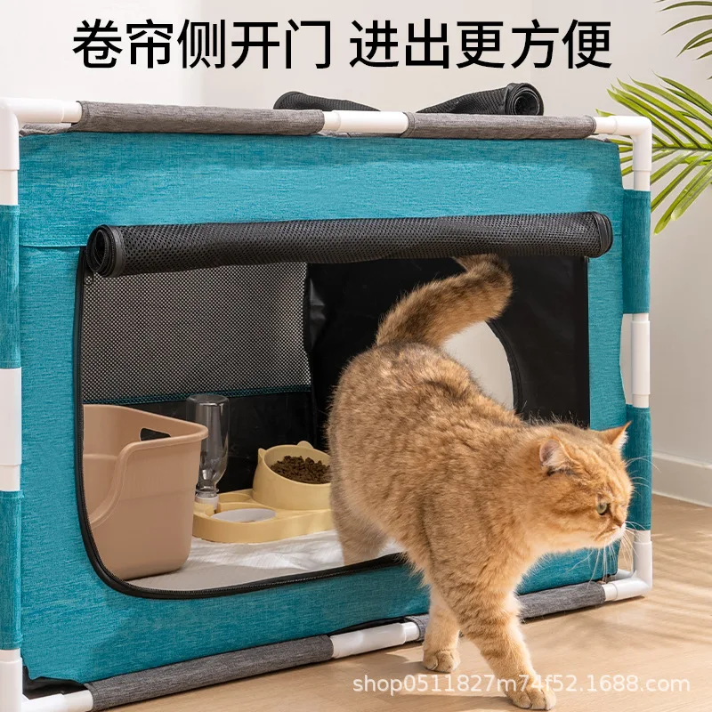 Corral para gatos y perros – Cama transpirable, lavable - imagen 3