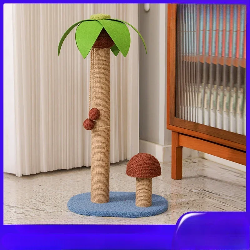 Tablero rascador de Sisal Popular para gatos, resistente al desgaste, sin migas, árbol de coco, marco de escalada para gatos, garras de molienda, juguetes para mascotas - imagen 2