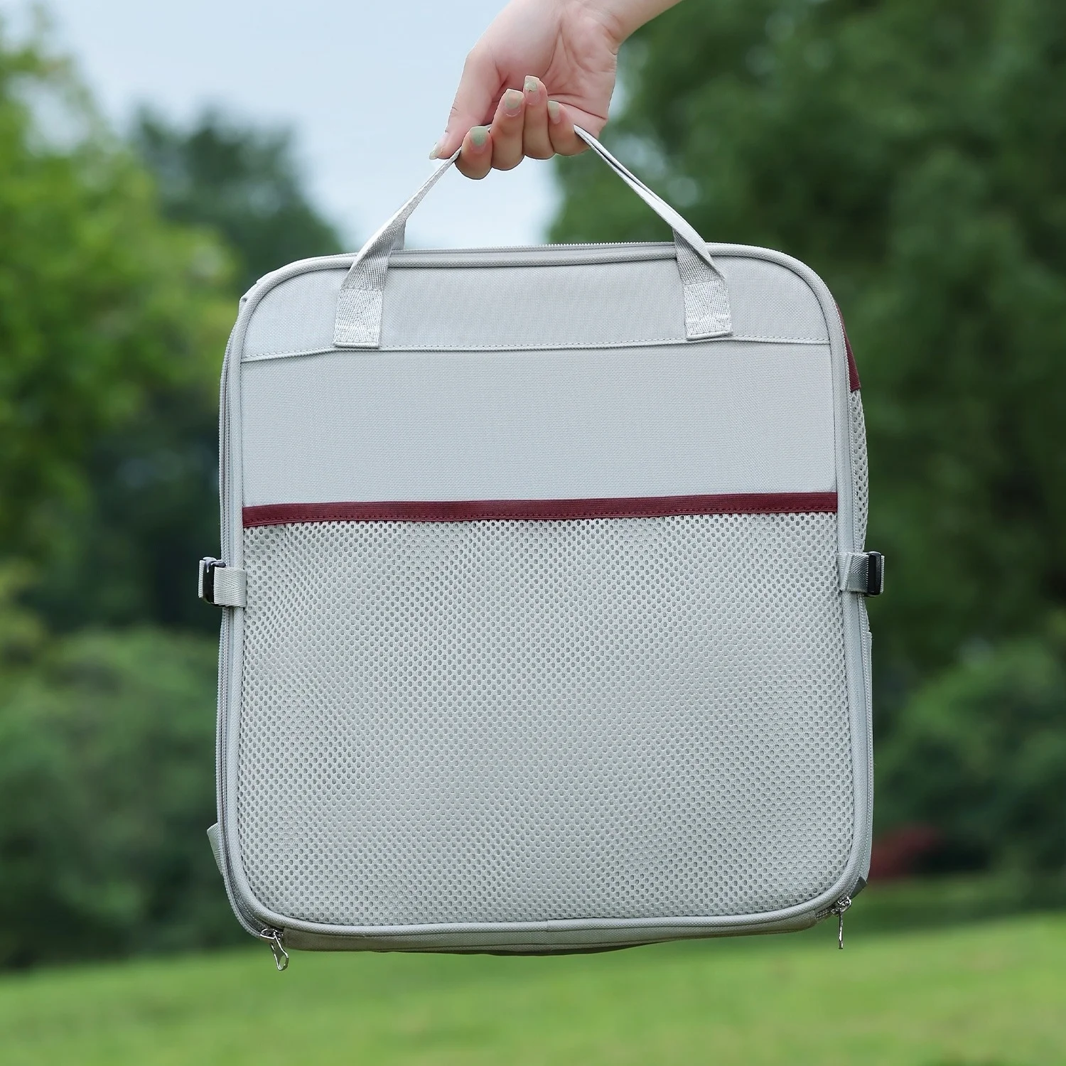 Transportín de lujo para mascotas, bolsa espaciosa transpirable para gatos y perros pequeños, transportador de viaje para mascotas, bolsa para gatos de cara suave, portadores de animales - imagen 3