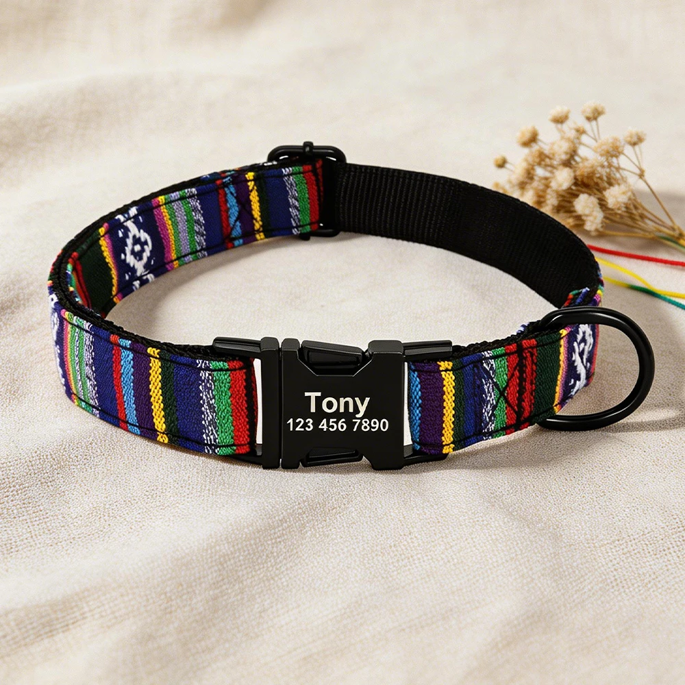Collar personalizado para perro con nombre grabado - imagen 4