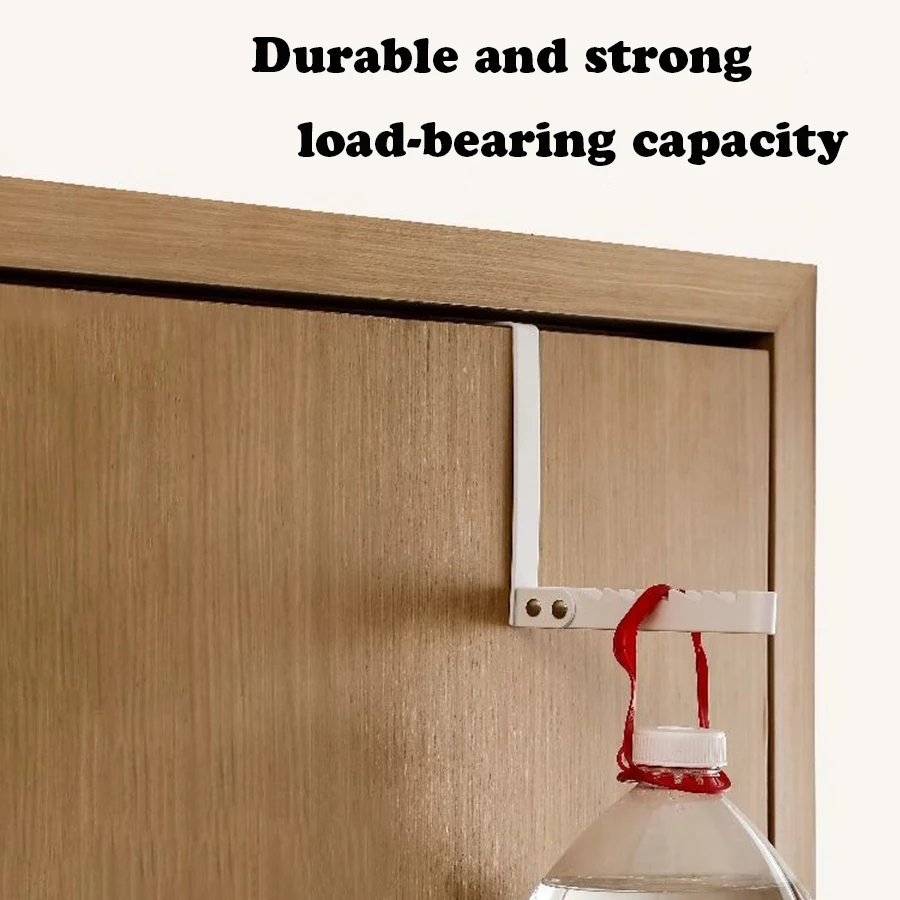 Perchero ganchos plegable puerta – Organizador lavandería espacio ahorro - imagen 3