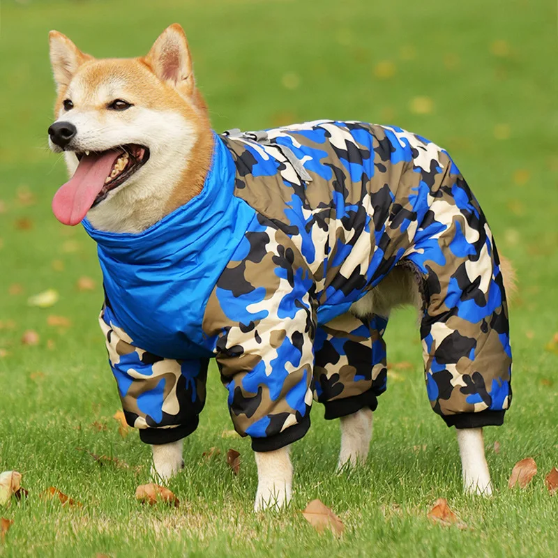Nueva ropa para perros, Otoño e Invierno, ropa impermeable para cachorros pequeños y medianos, ropa para perros de cuatro patas, Chaqueta de algodón, productos para mascotas - imagen 4