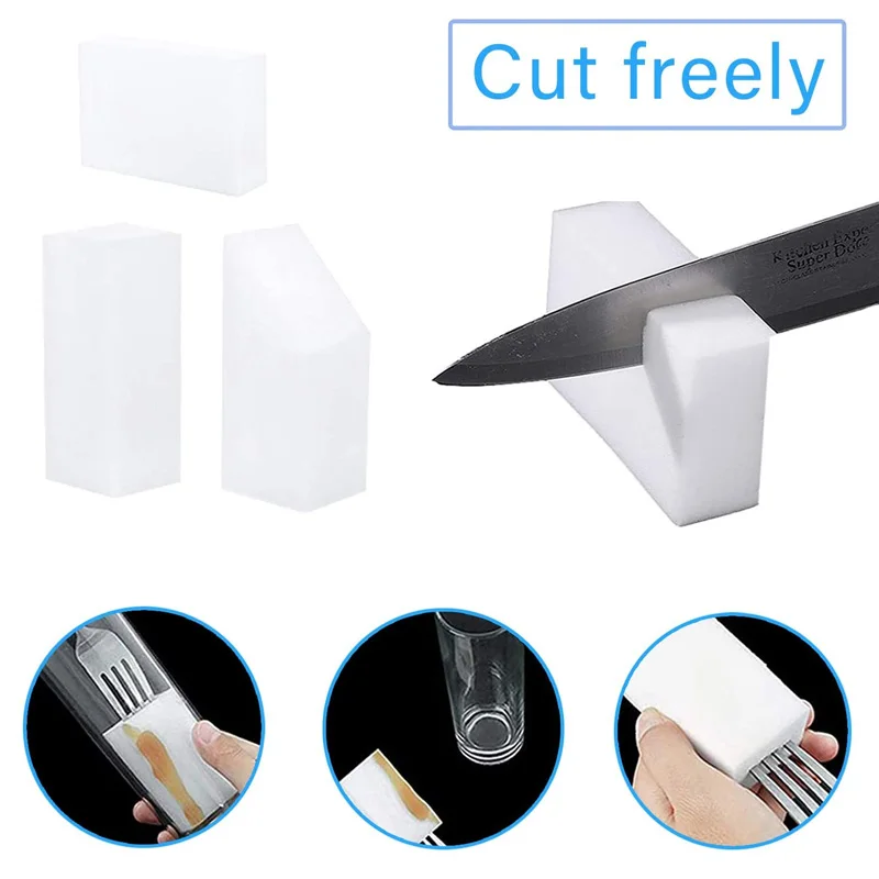 Esponja mágica de melamina para el hogar, Herramientas de limpieza para oficina, cocina, baño, 5/10/20/50/100 piezas - imagen 2