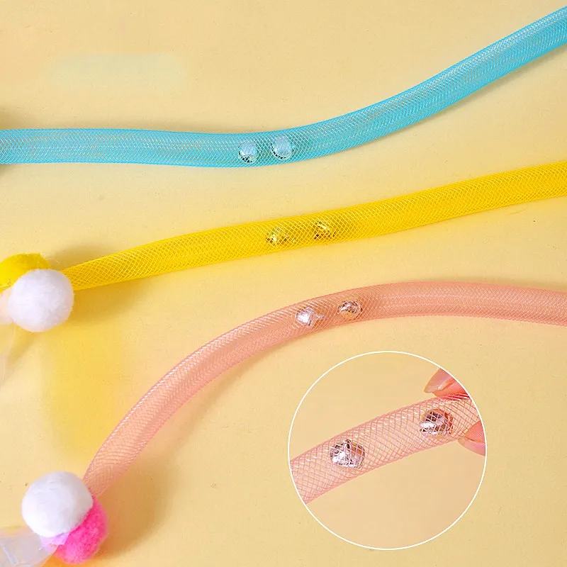 Juguete para gatos, libélula, palo de provocación para gatos, juguetes para gatos, palos de red elásticos interactivos, juguetes para gatos con campana, bola de lana, juguete para gatitos - imagen 5