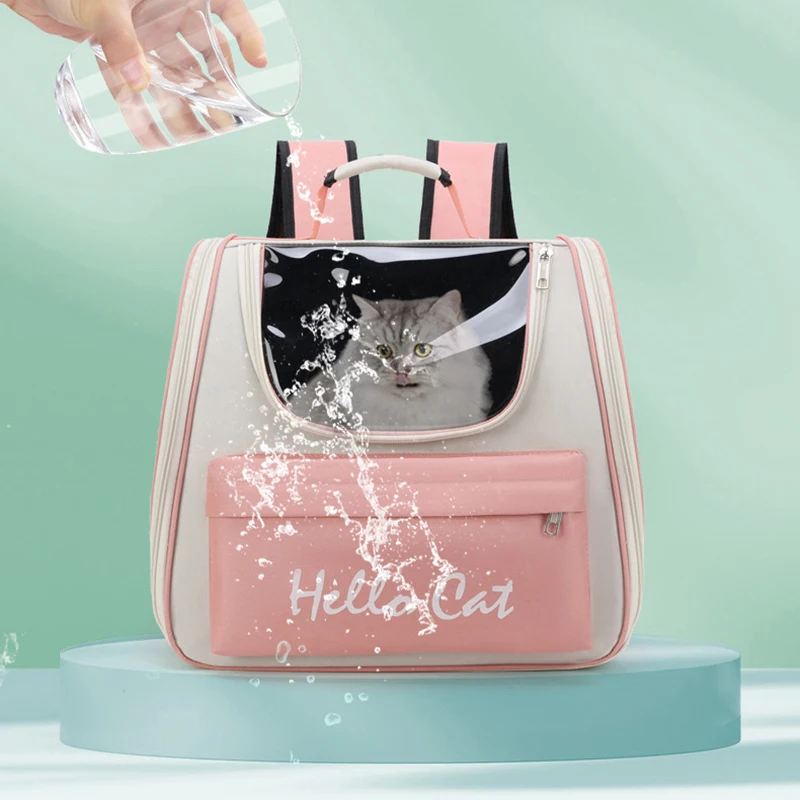 Cat Carrier Bags Windproof Outdoor Travel Backpack for Cat Small Dogs Transport Carrying Bag Cat Backpack Carriers With Cushion - imagen 4