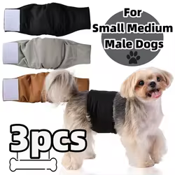 Pañal reutilizable para perros pequeños y medianos lavable
