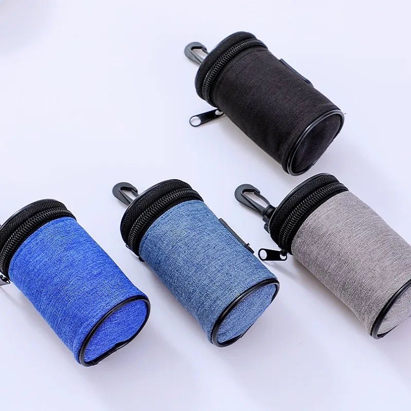 Dispensador de bolsas de caca para perros, soporte portátil para bolsas de caca para perros, soporte para bolsas de basura para caminar, dispensador de bolsas de aseo colgantes para perros - imagen 4