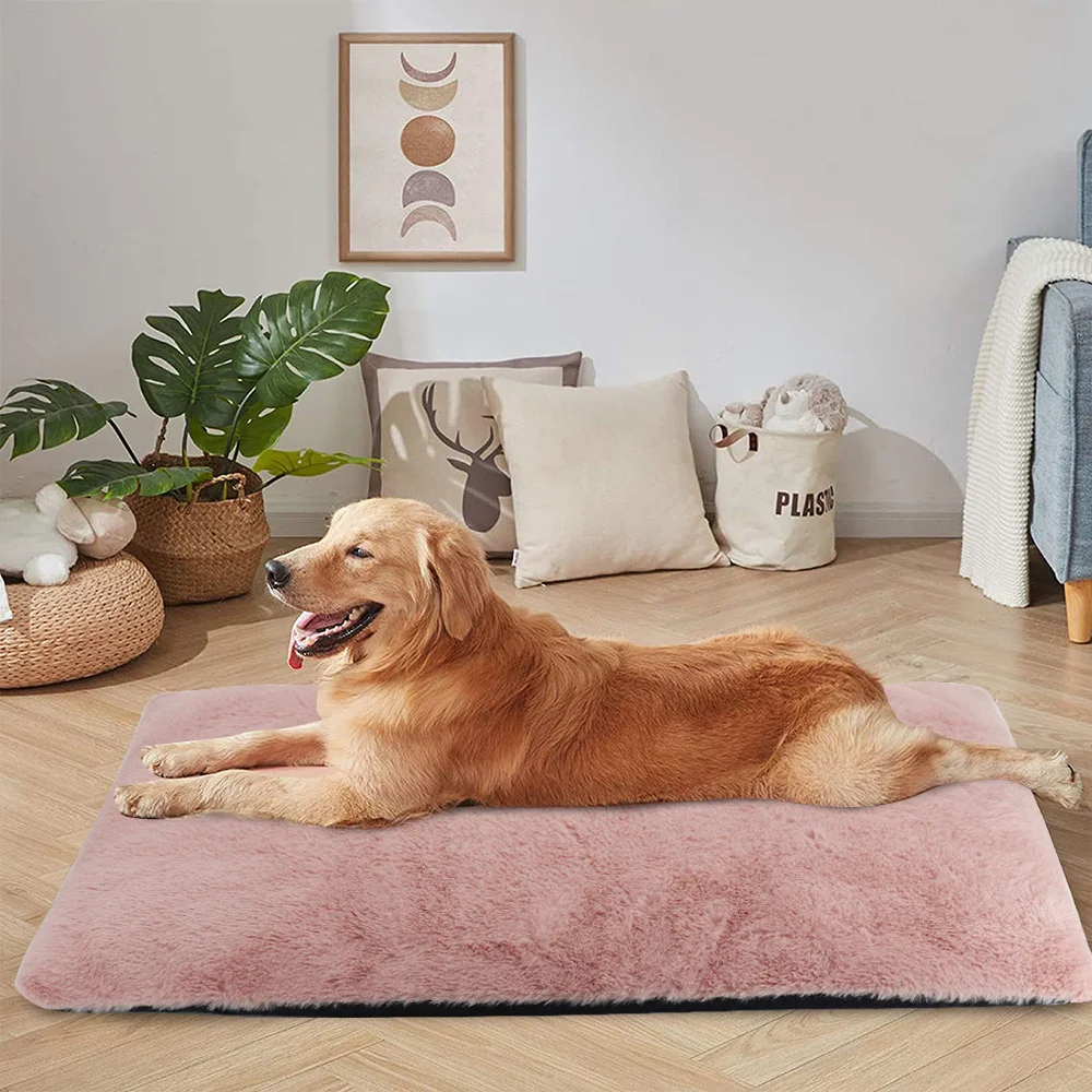 Estera gruesa para dormir para perros, colchón cálido para cama para mascotas, manta para sofá para cachorros y gatos, perrera lavable para perros pequeños y grandes - imagen 5