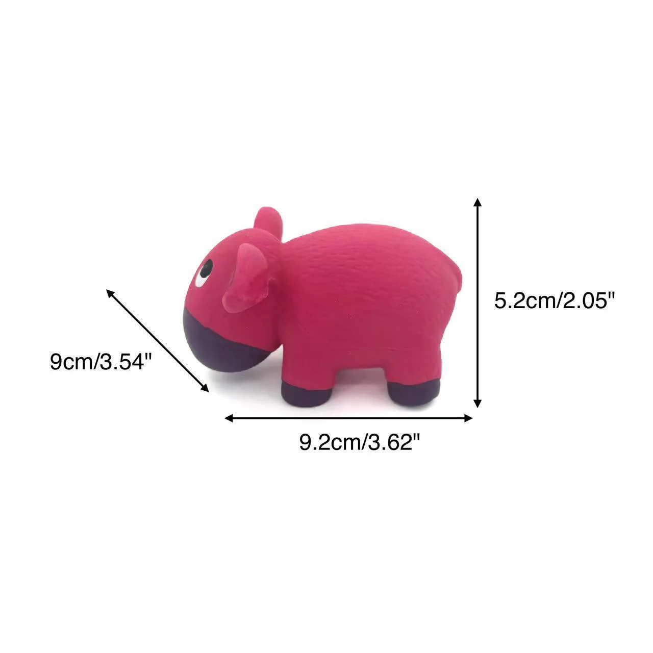 Juguete para perros chirriantes: juguete interactivo para aliviar el aburrimiento, material seguro no tóxico, perfecto para unirse y hacer uso diario