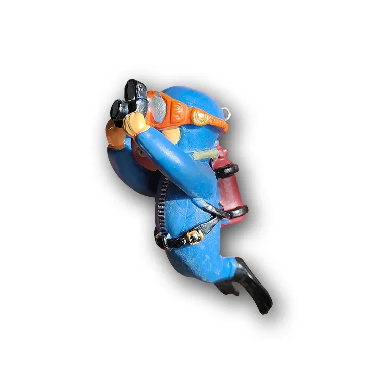 Decoraciones flotantes para pecera, juguetes para peces Betta, accesorios de decoración, decoración de buzo de acuario para adornos de peces grandes y pequeños - imagen 3