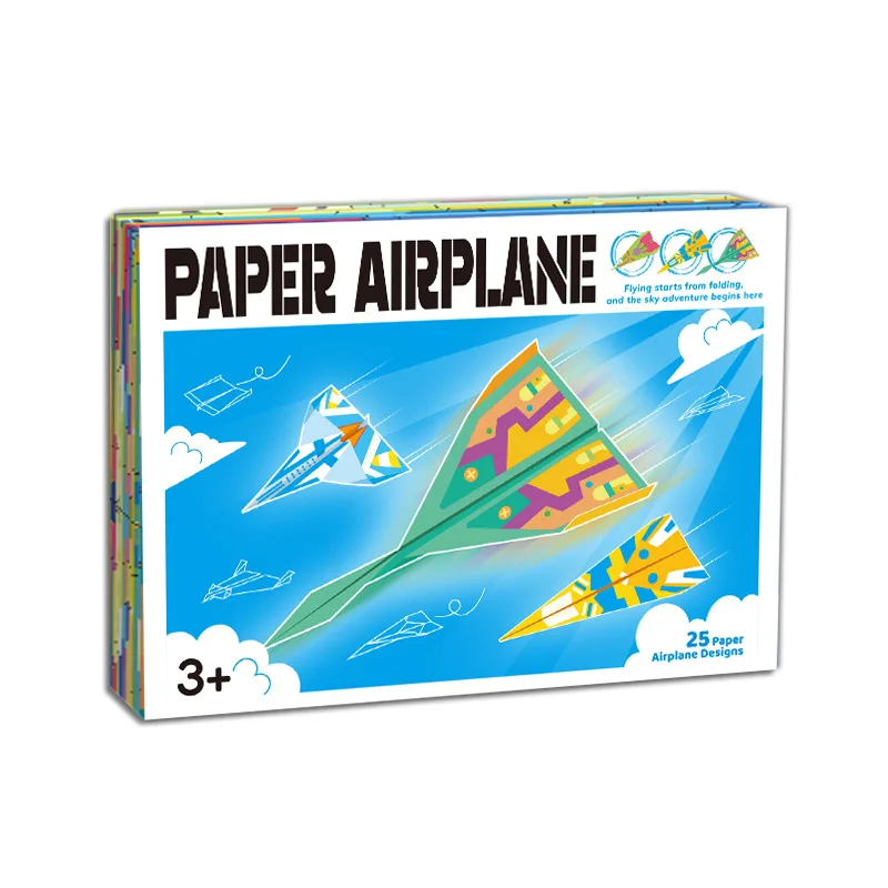 Papel origami 3D aviones – Manualidad infantil creativa para niños - imagen 5