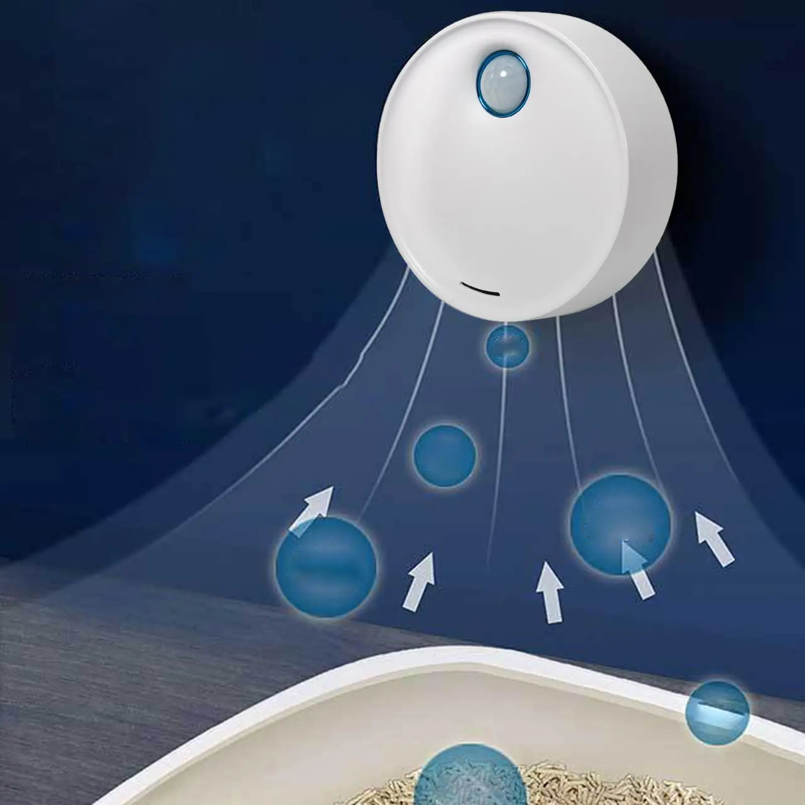 Cat Litter Odor Kitchen Bathroom Easy to Use Odor Removal Pet Odor Purifier Air