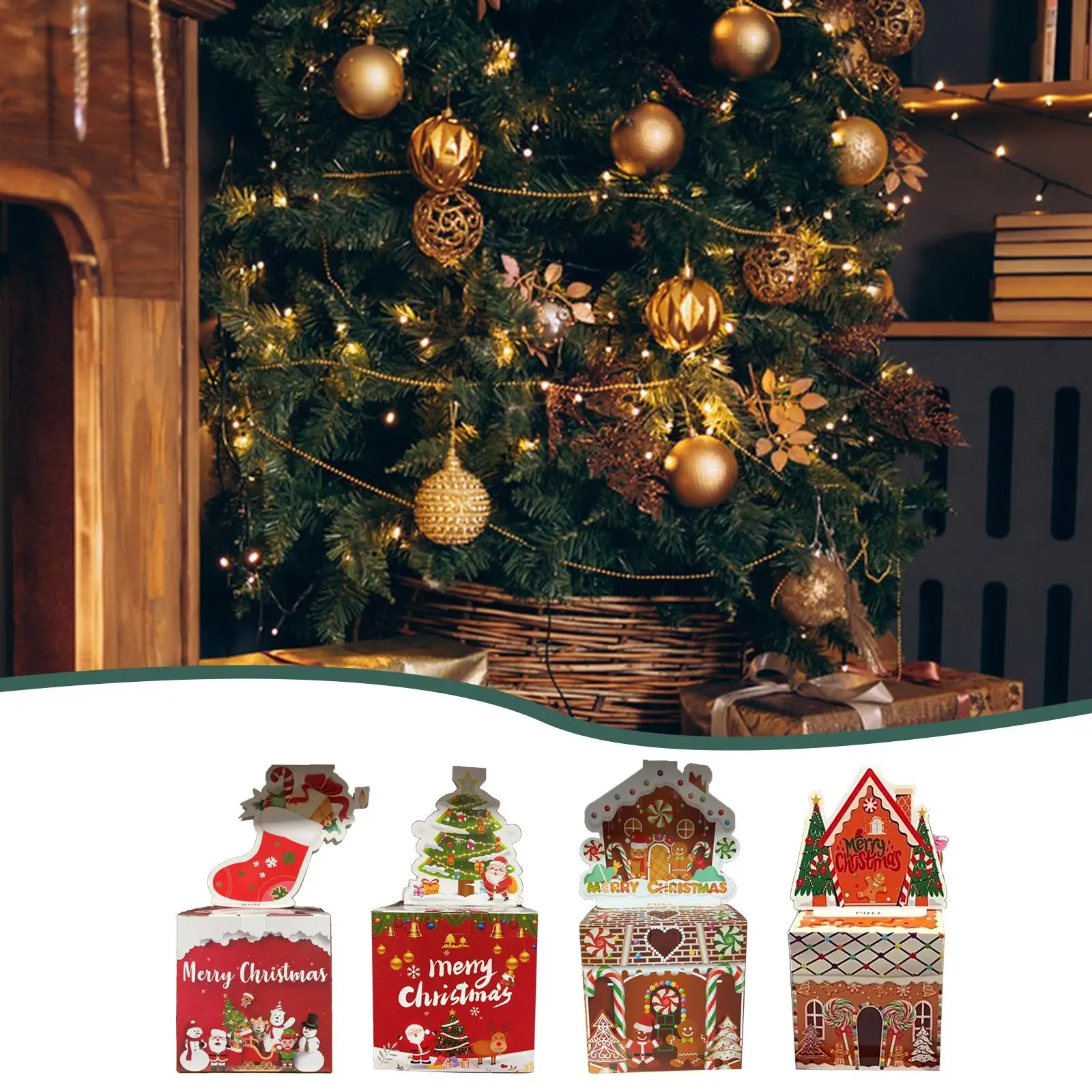 Christmas Money Box Creative Birthday Money Holder for Adults Dad