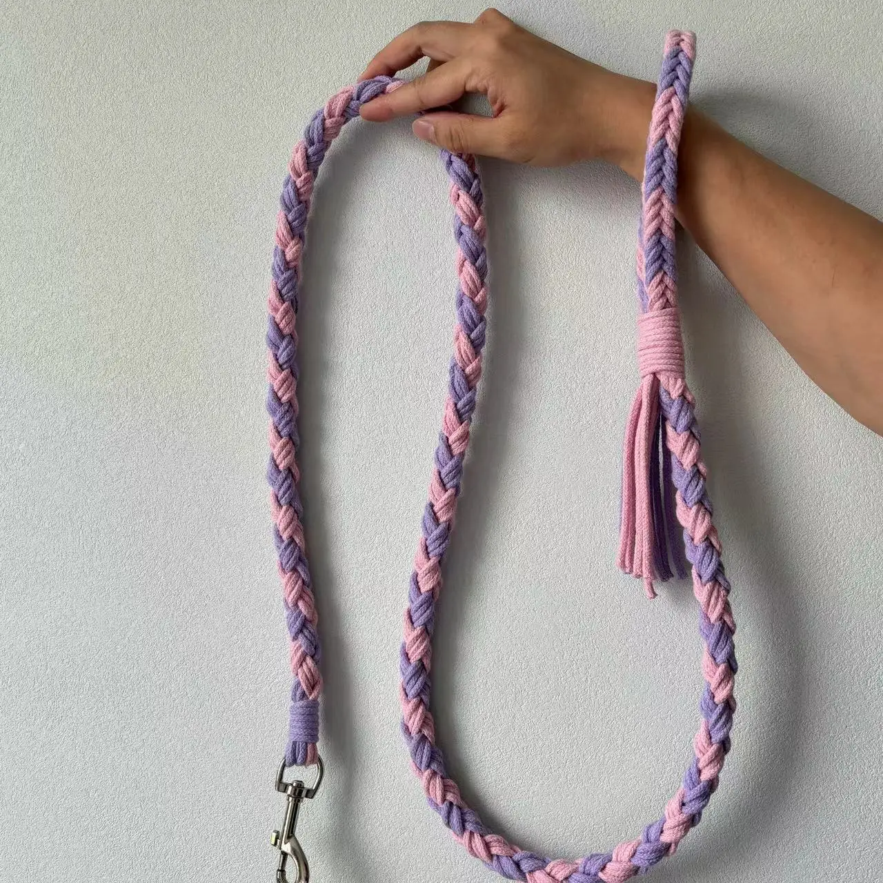 Cadena doble para perros, correa de dos arrastre con cabeza de peluche, correa para caminar para perros de doble cabeza, suministros para perros pequeños y grandes, correas para mascotas - imagen 4