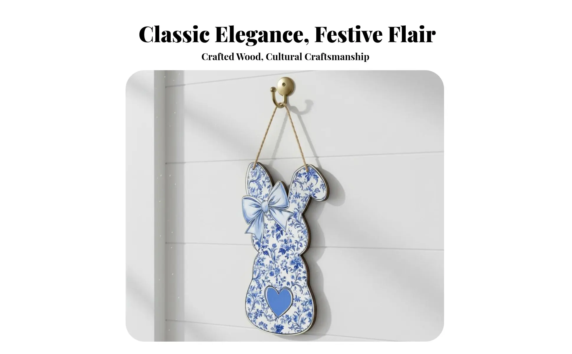 Cuerda de cáñamo rústica preinstalada para colgar el letrero