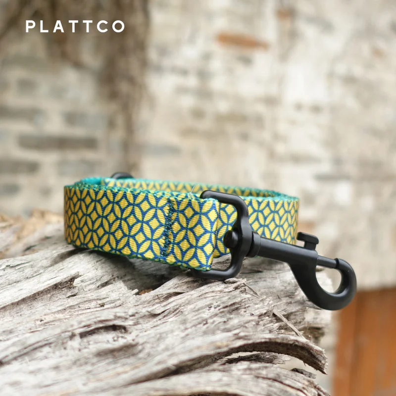 PLATTCO Correa para perros grande, mediana y pequeña, de diseño único, MONEDAS DE SEGURIDADES, hebilla de aleación de zinc de alta calidad, 5 tamaños PDL305 - imagen 2