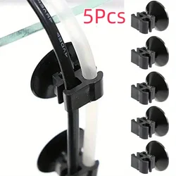 Kit 5 accesorios acuario: clips ventosa y tubo oxígeno pecera