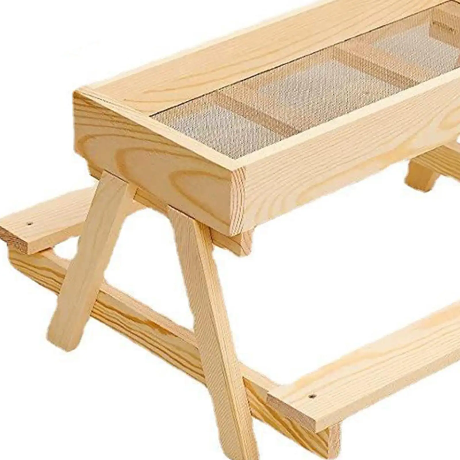 DIY Wooden Chicken Table Feeder Kit Sturdy Duck Feeder for Wild Bird