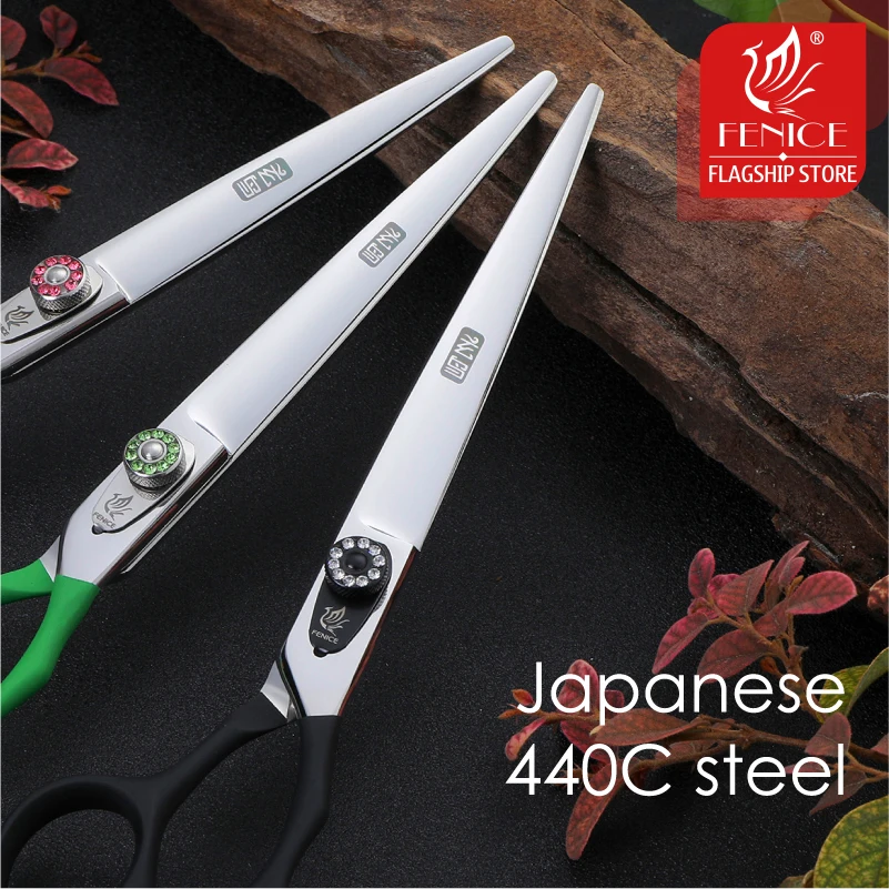 Fenice-Tijeras de corte para perros, cortador recto para mascotas, 7,5/8,0/9,0/9,5/10 pulgadas - imagen 5