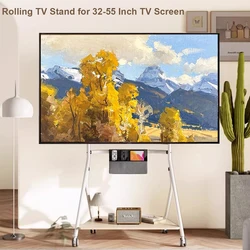 Soporte de TV móvil con ruedas para 32-55 pulgadas - VESA 400x400