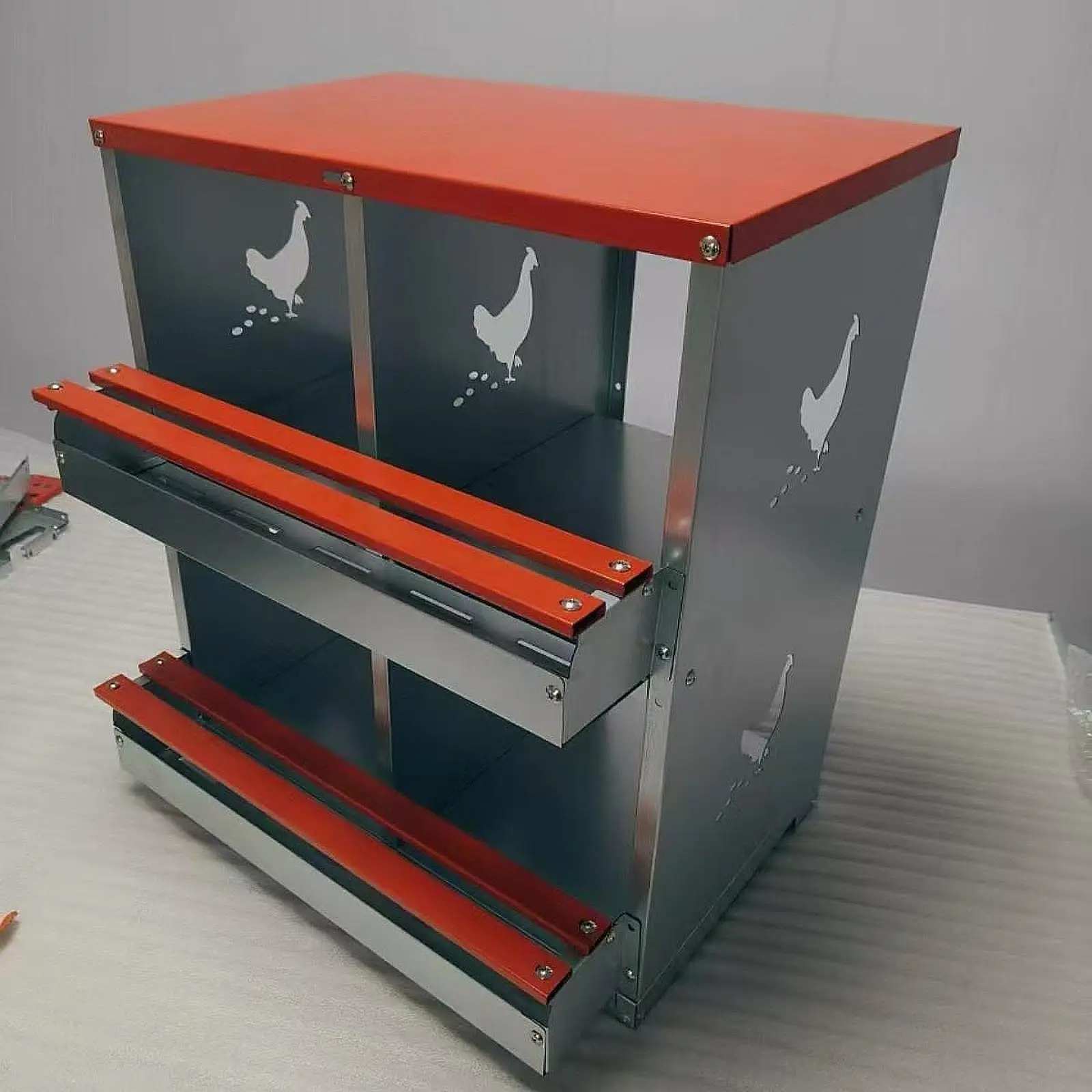 Chicken Laying Box Easy Clean Duck Goose Breeding Box for Chickens Home Farm