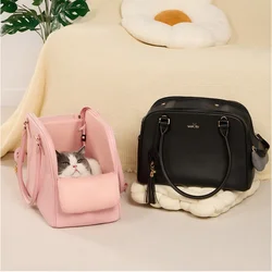 Transportín cuero para gatos y perros – Aprobado para vuelos