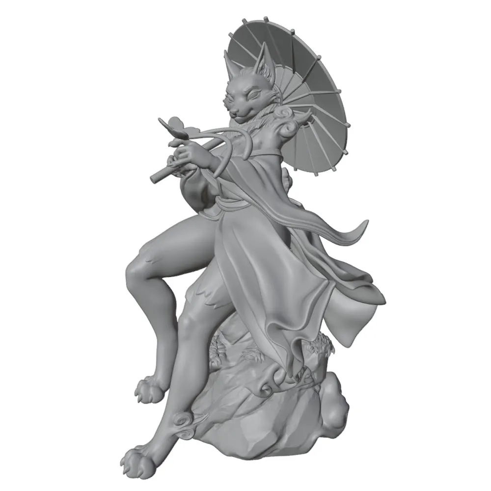 Miniatura decorativa 1/24 gris para pintar – Figura anime coleccionismo - imagen 3