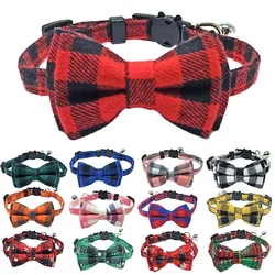 Collar elástico con campana para gatos – Rojo Navidad