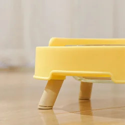 Diseño a prueba de fugas para perros, vidrio alto para mascotas, columna vertebral con comida, cuenco para perros, limpiador de alimentación, plato, suelo Cervical