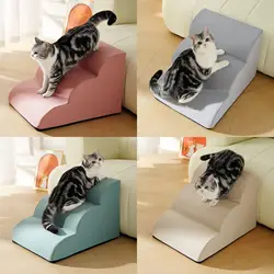 Escalera acolchada para gatos y perros – Accesible para cama y sofá