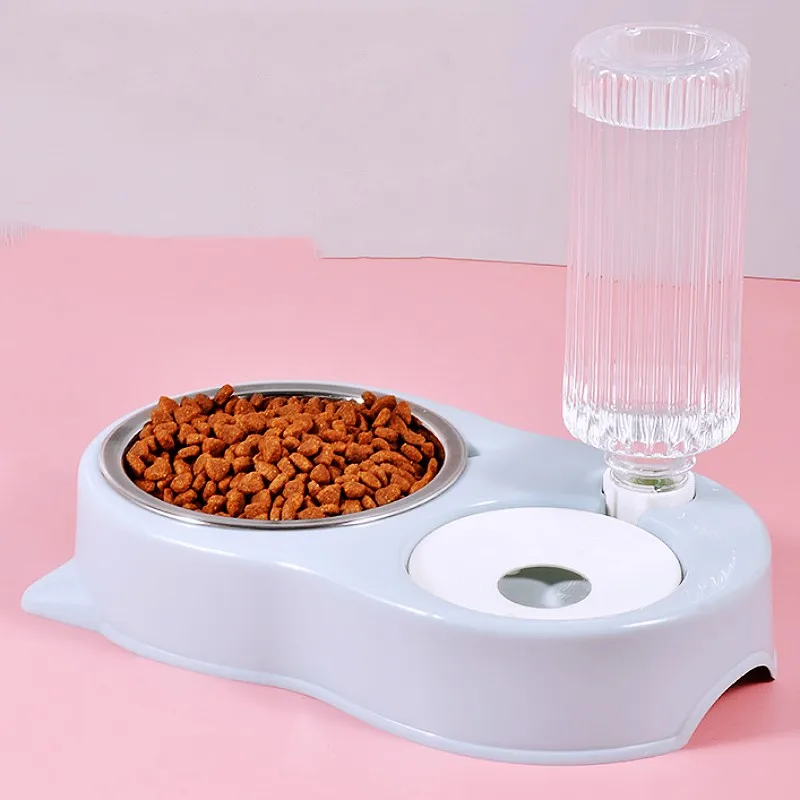 Comedero Doble Automático para Perros - Agua y Comida Antideslizante - imagen 5