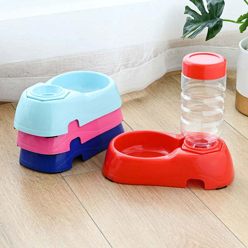 Dispensador automático 2 en 1 para perros y gatos agua comida gravedad - imagen 4