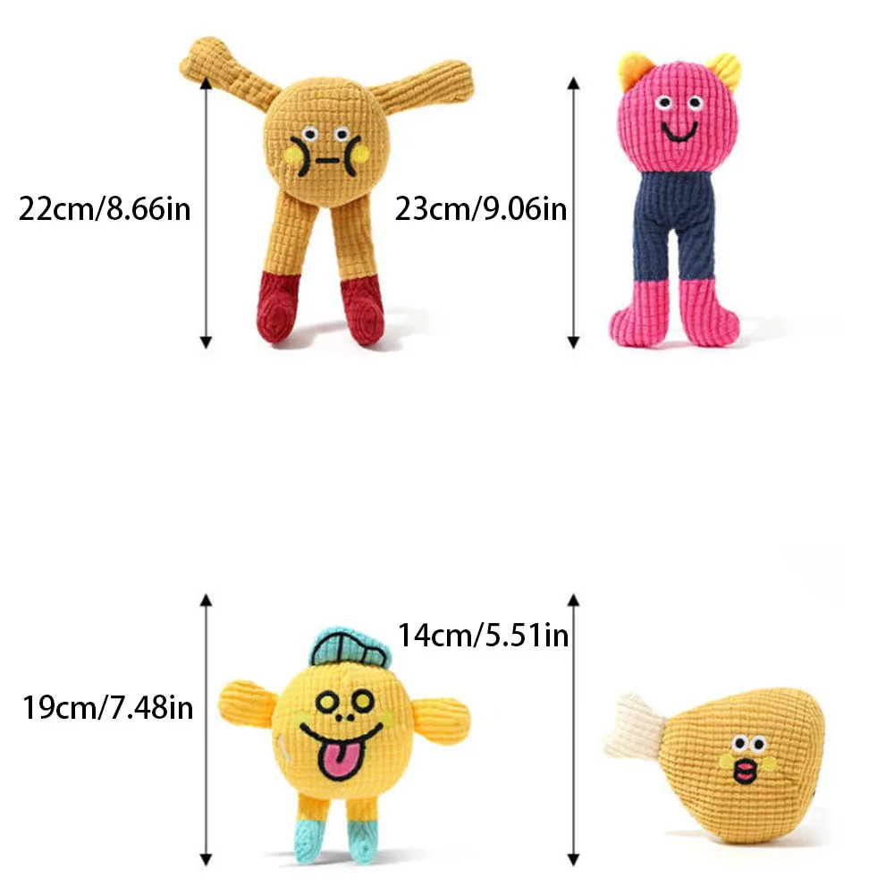 Lindos juguetes para mascotas para gatos y perros, juguetes interactivos para masticar, limpieza de dientes molares, juguetes duraderos antimoredom para - imagen 5